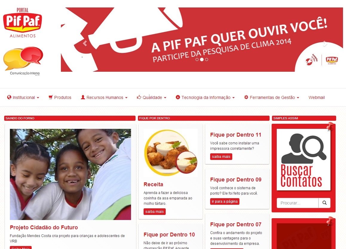 Intranet Pif Paf Alimentos